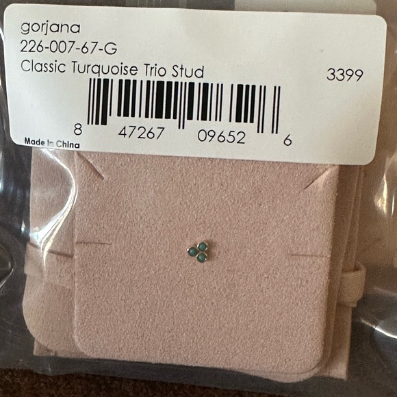 gorjana Classic Turquoise Trio Studs - Picture 3 of 5